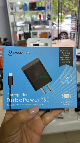 Cargador Motorola completo tc a tc turbo power 30w