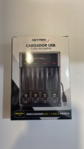 CARGADOR USB DE PILAS AAA /AA