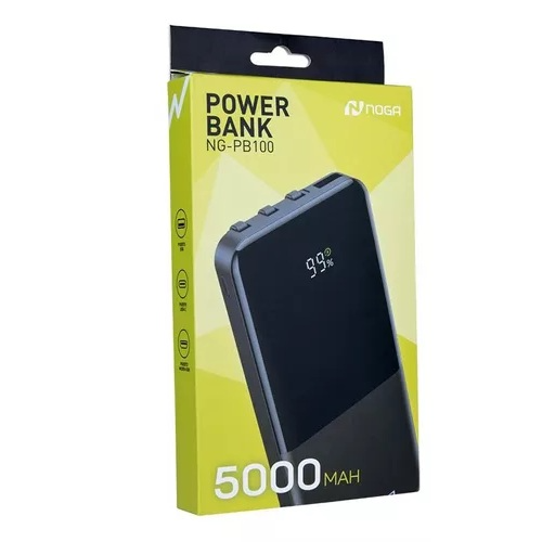 POWER BANK 5000MAH TYPE C /LIGHTING Y MICRO USB- NG-PB100