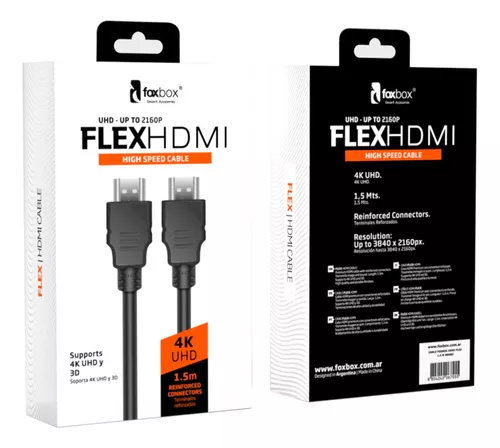 CABLE HDMI FLEX 1.5 M FOXBOX