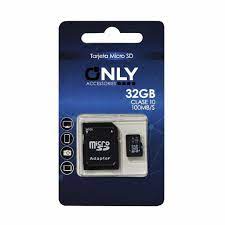 MEMORIA MICRO SD 32GB - CLASE 10 ONLY