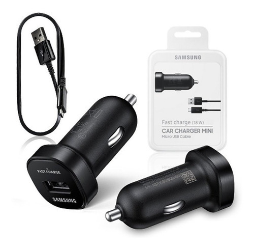 CARGADOR PARA AUTO "SAMSUNG" MICRO + USB