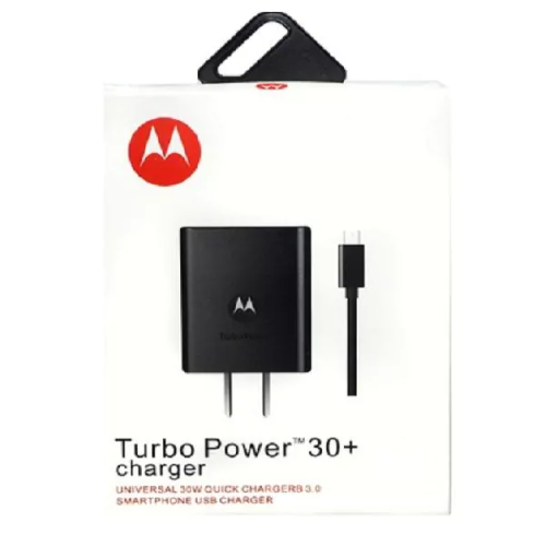 CARGADOR MOTOROLA VIAJERO TURBO 30W MICRO