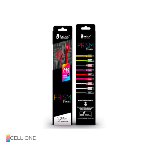 CABLE FOXBOX PRISM PRO 2M LIGHTNING A TYPE-C