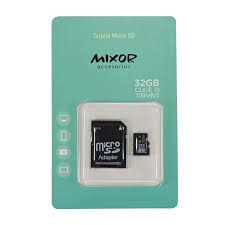 MEMORIA MICRO SD 32 GB CLASE 10 MIXOR