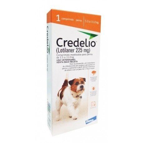 Credelio 5,5 a 11 kg. naranjo 1 comprimido