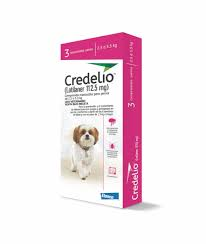 credelio 2.5 a 5 kg. fucsia 1 comprimido