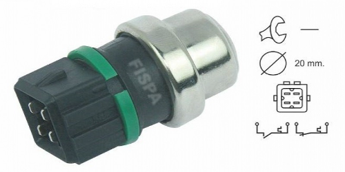 566f BULBO TEMPERATURA DE AGUA-CRITICA AUDI A3 1.9 TDI SEAT CORDOBA 1.4I 1.9D TD 2.0I 16V 1.6I IBIZA