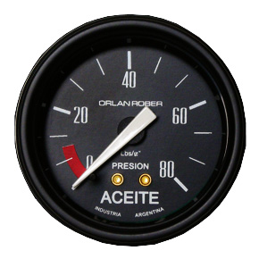 615h80 RELOJ PRESION DE ACEITE 80lbs CLASSIC 52mm