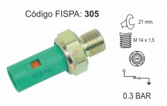 305f BULBO PRESION DE ACEITE RENAULT 19 21 CLIO MEGANE TWINGO N
