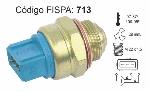 713f BULBO ELECTROVENTILADOR CITROEN BERLINGO 1.9 D PEUGEOT 106 205 306 405 PARTNER
