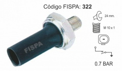 322f BULBO PRESION DE ACEITE VW BORA GOL POLO TDI (marron)