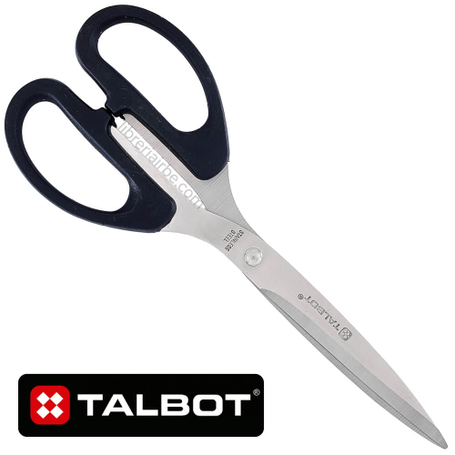 TIJERAS 8" TALBOT MANGO NEGRO STAINLESS