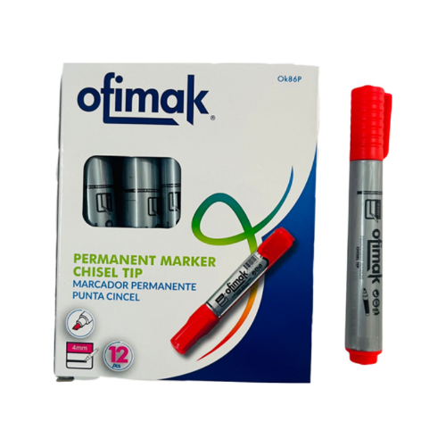 MARCADOR PER GRSO. ROJO  OFIMAK