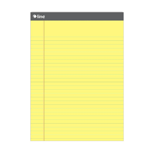 LIBRETA RAYADA AMARILLA 5X8" VELEZ