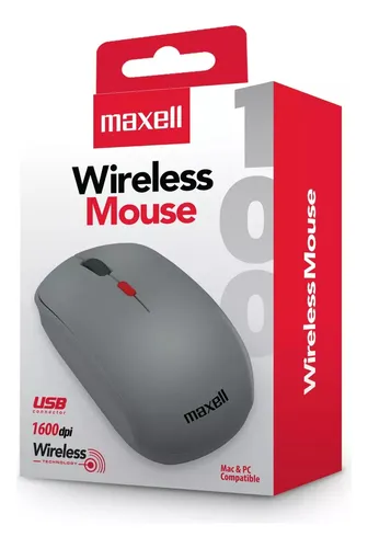 MOUSE INALAMBRICO MAXELL MOWL-100 GRIS