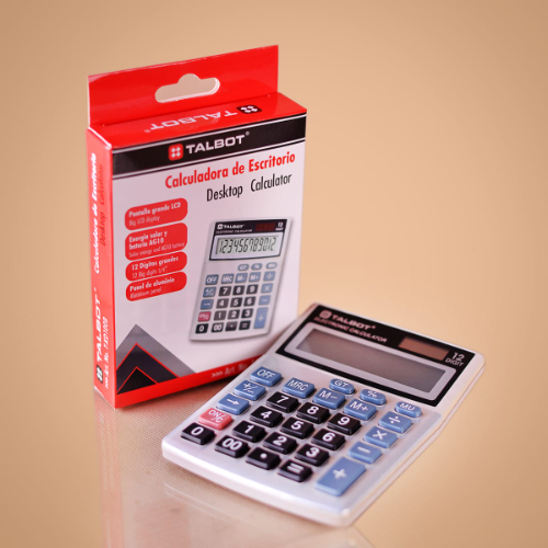 CALCULADORA MED 12DIG. TALBOT