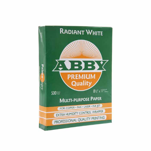 PAPEL BOND 20  8-1/2 X 11 ABBY VERDE PREMIUM