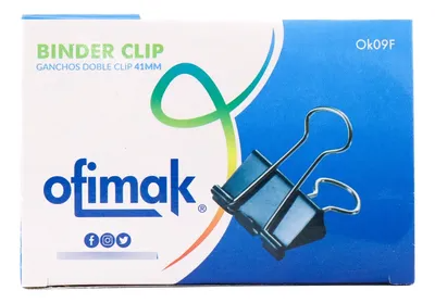 CLIPS BILLETERO 41MM 1-5/8" OFIMAK (CAJA)