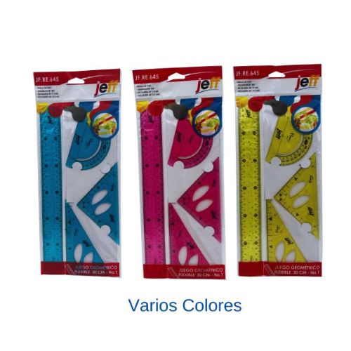 ESTUCHE GEOMETRICO 30CM.FLEXIBLE 2728 SY.