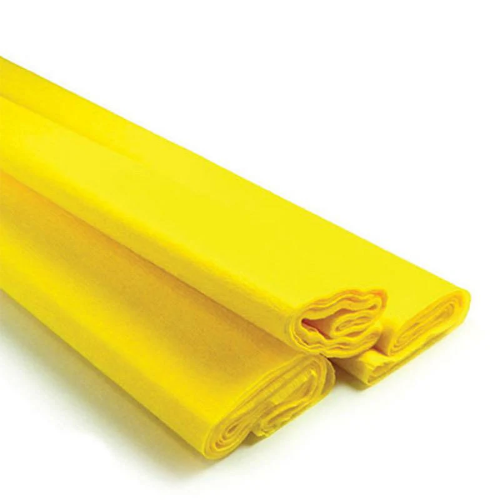 PAPEL CREPE AMARILLO CL.10/1 METACOLOR PAQ.