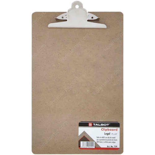 TABLILLA MADERA 9X12 CARTA TALBOT