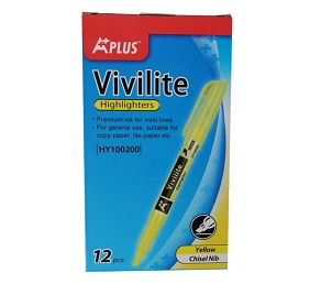 RESALTADOR VERDE T/LAPIZ APLUS (CAJA)