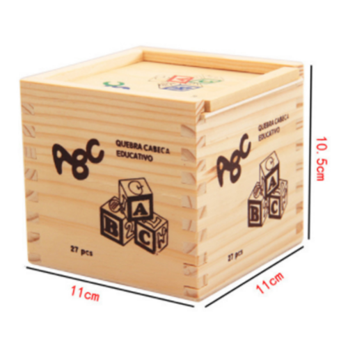 JUEGO DIDACTICO ABC EN MADERA 27 PIEZAS BEIFA