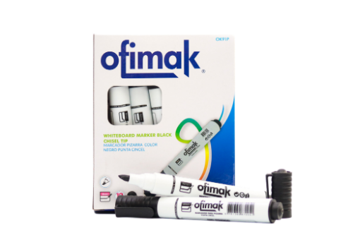 MARCADOR PIZARRA NEGRO OFIMAK CHISEL