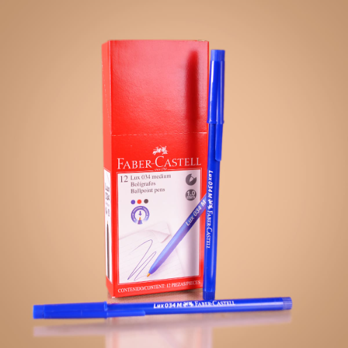 BOLIGRAFO  AZUL FABER-CASTELL (CAJA)