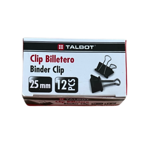 CLIPS BILLETERO 25MM  1 TALBOT