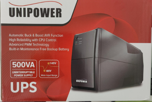 UPS UNIPOWER DE 500VA 240W 110VAC (BU500)
