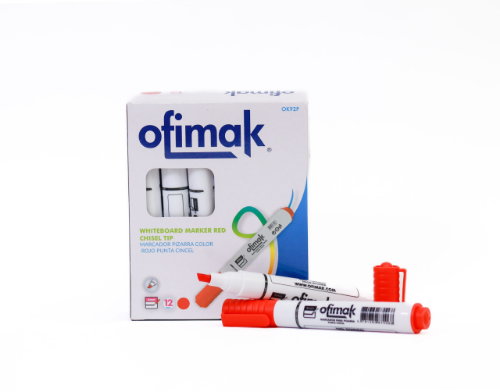 MARCADOR PIZARRA ROJO OFIMAK