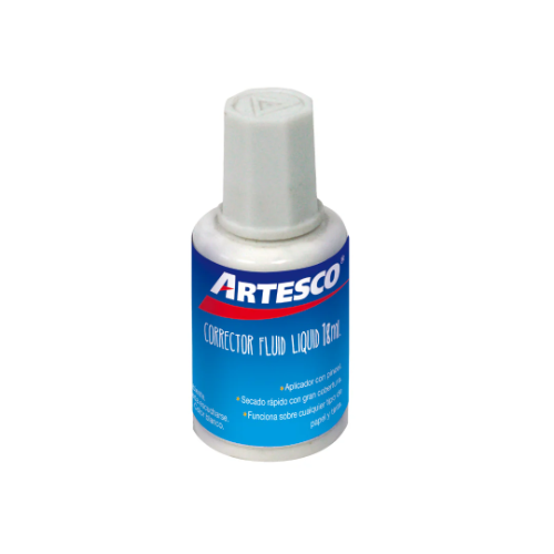 CORRECTOR LIQ.T/ESCOBILLA ARTESCO 18 ML