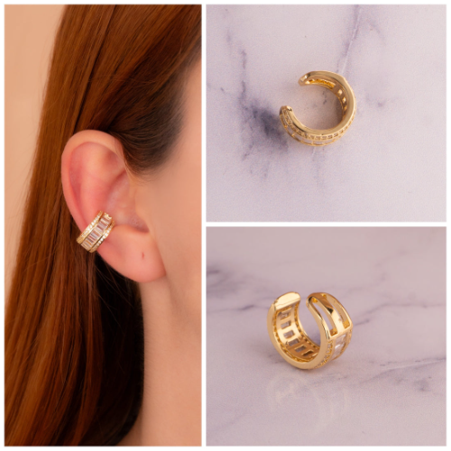 Ear Cuff Minerva Dorado Ref:E406