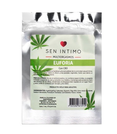 MULTIORGASMOS EUFORIA X 7 ML SEN INTIMO