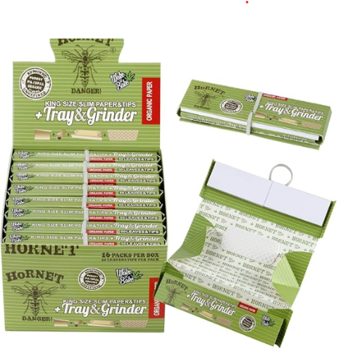 Hornet King Size Rolling Paper Kit