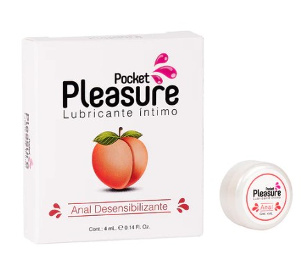 LUBRICANTE ANAL X 4 ML POCKET PLEASURE