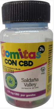Gomitas comestibles con CBD