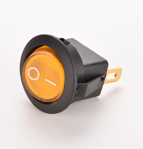 Switch On-Off vehicle naranja redondo