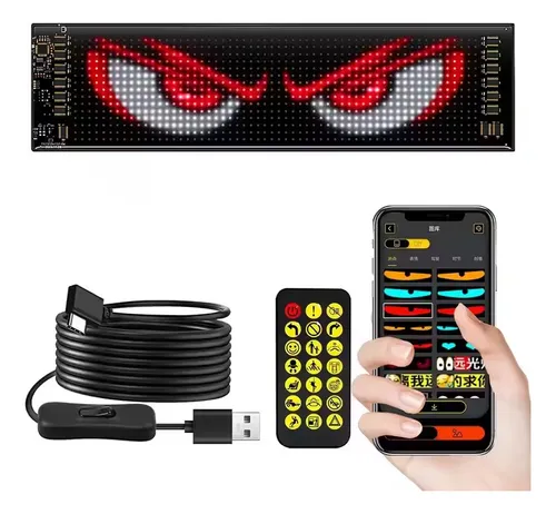 Pantalla Flexible LED RGB App USB in