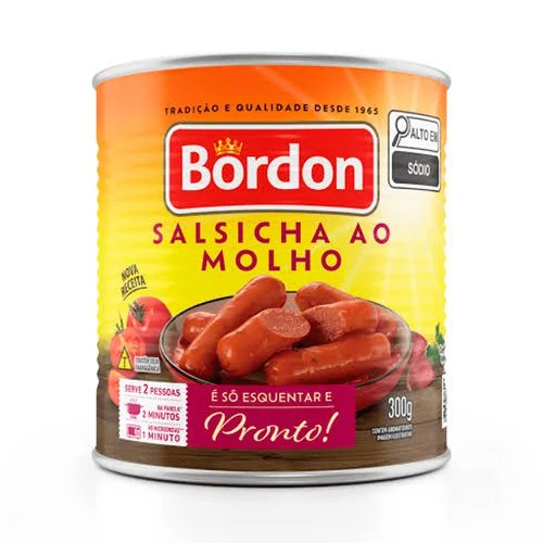 SALSICHA AO MOLHO BORDON 300g