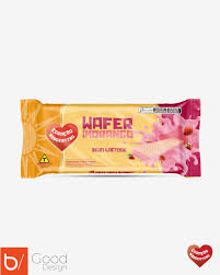 WAFER CORAÇÃO NORDESTINO MORANGO