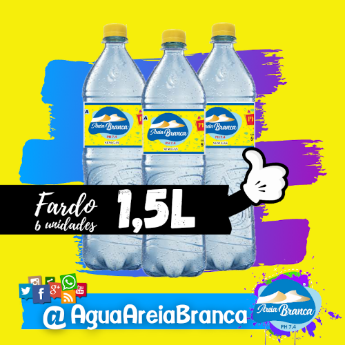 ÁGUA MINERAL AREIA BRANCA 1,5l