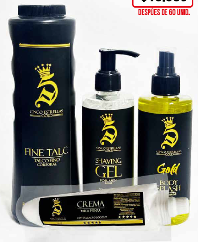 5  ESTRELLAS KIT BARBER N1  240 ML