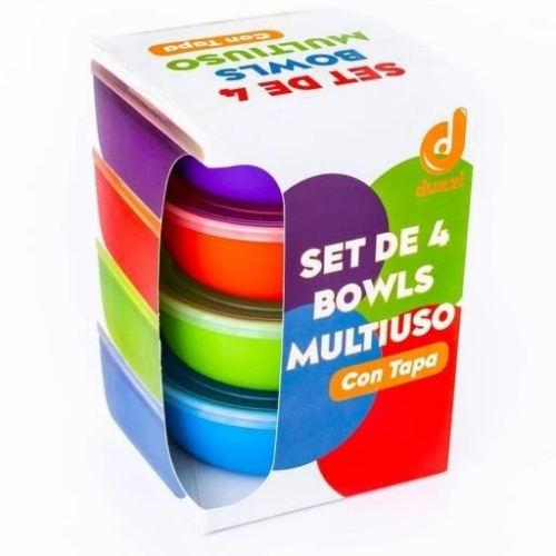 123  Set x 4 Mini Bowl Multiuso