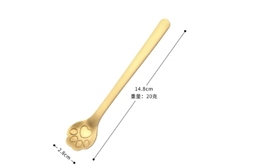 1028 CUCHARA GOLD PATITA