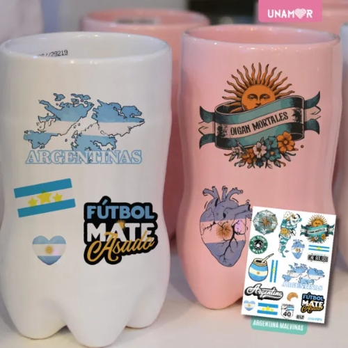 7765A MINI STICKER ARGENTINA MALVINAS