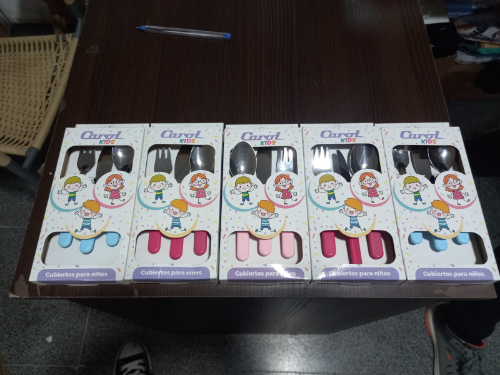 553 set cubiertos infantil