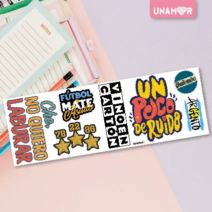 7124 PLANCHA  STICKER! – ARGENTINIDAD 1 30X10 CM